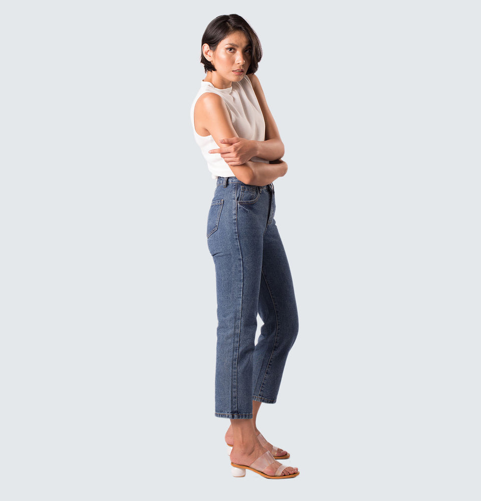 Cassy High Rise Jeans - Mantou Clothing