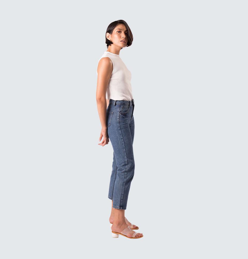 Cassy High Rise Jeans - Mantou Clothing