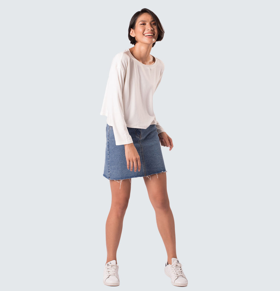 Kitty Long Sleeve Polyester Top - Mantou Clothing