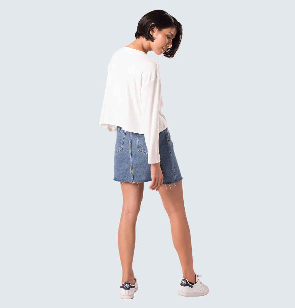 Kitty Long Sleeve Polyester Top - Mantou Clothing