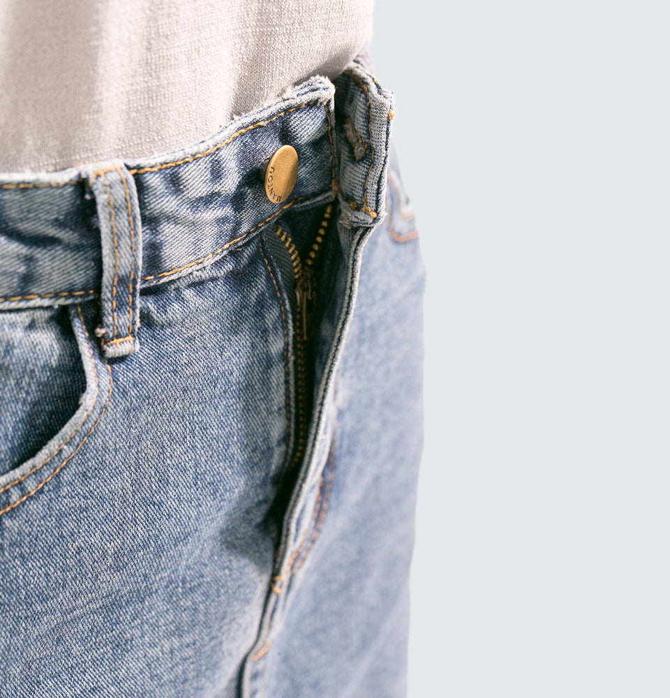 Ruth Denim Mini Skirt - Mantou Clothing