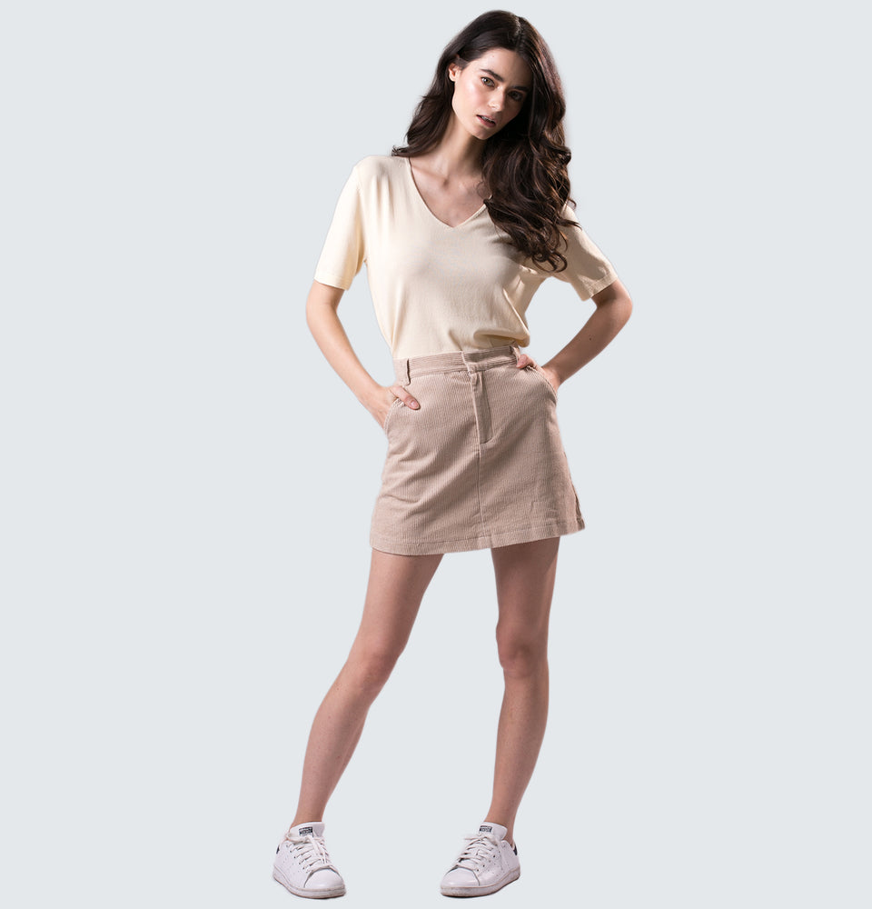 Corduroy Skirt - Mantou Clothing