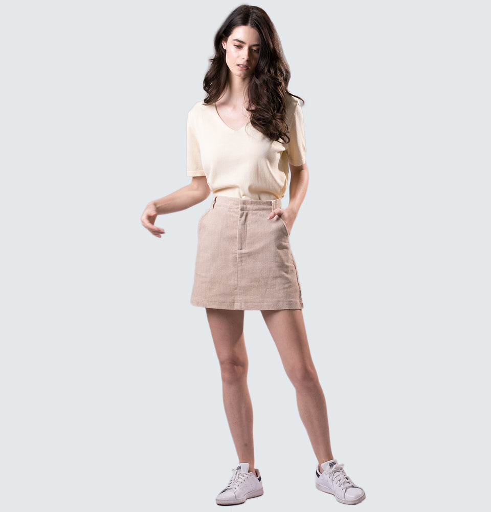 Corduroy Skirt - Mantou Clothing