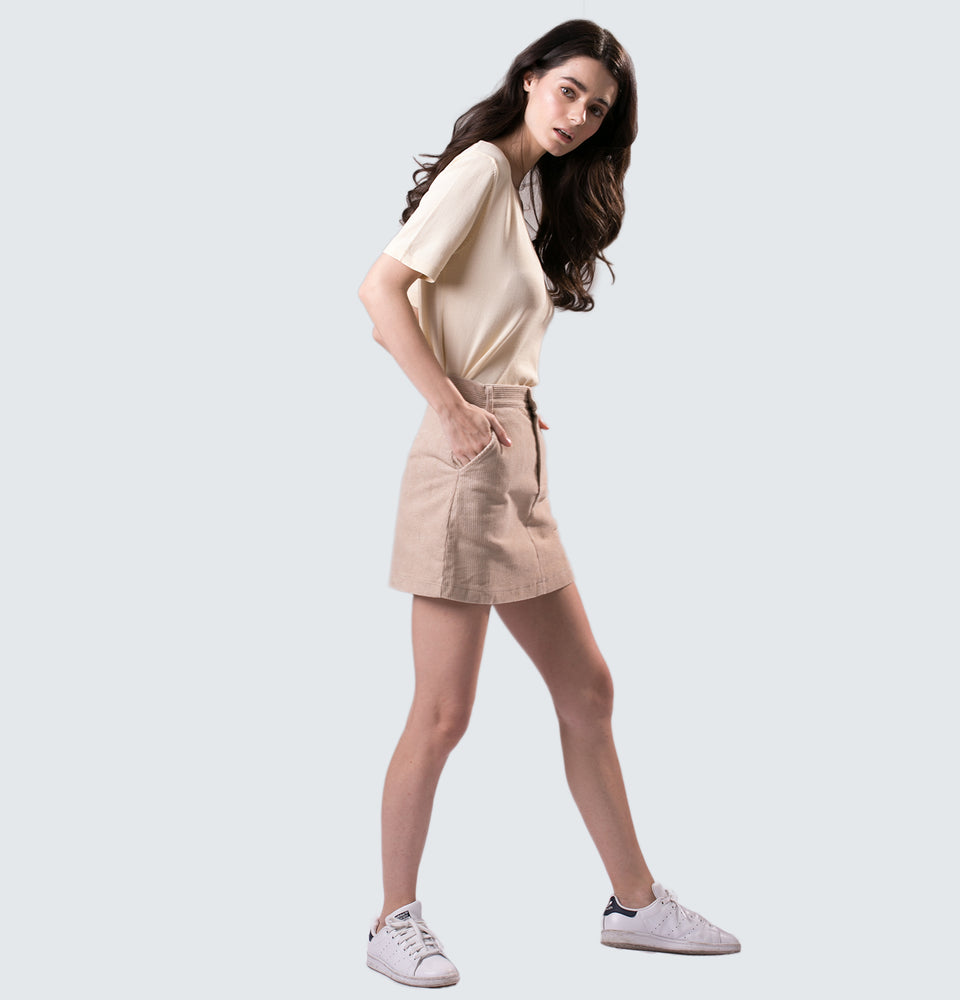 Corduroy Skirt - Mantou Clothing