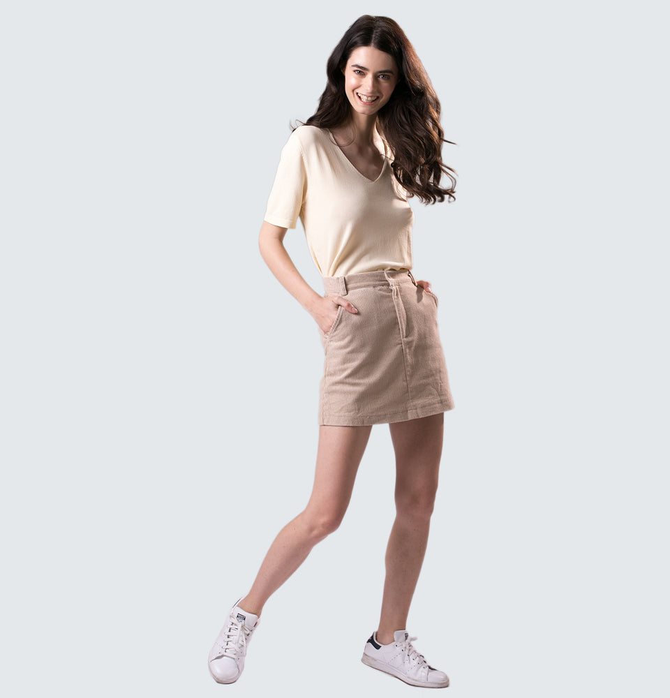 Corduroy Skirt - Mantou Clothing