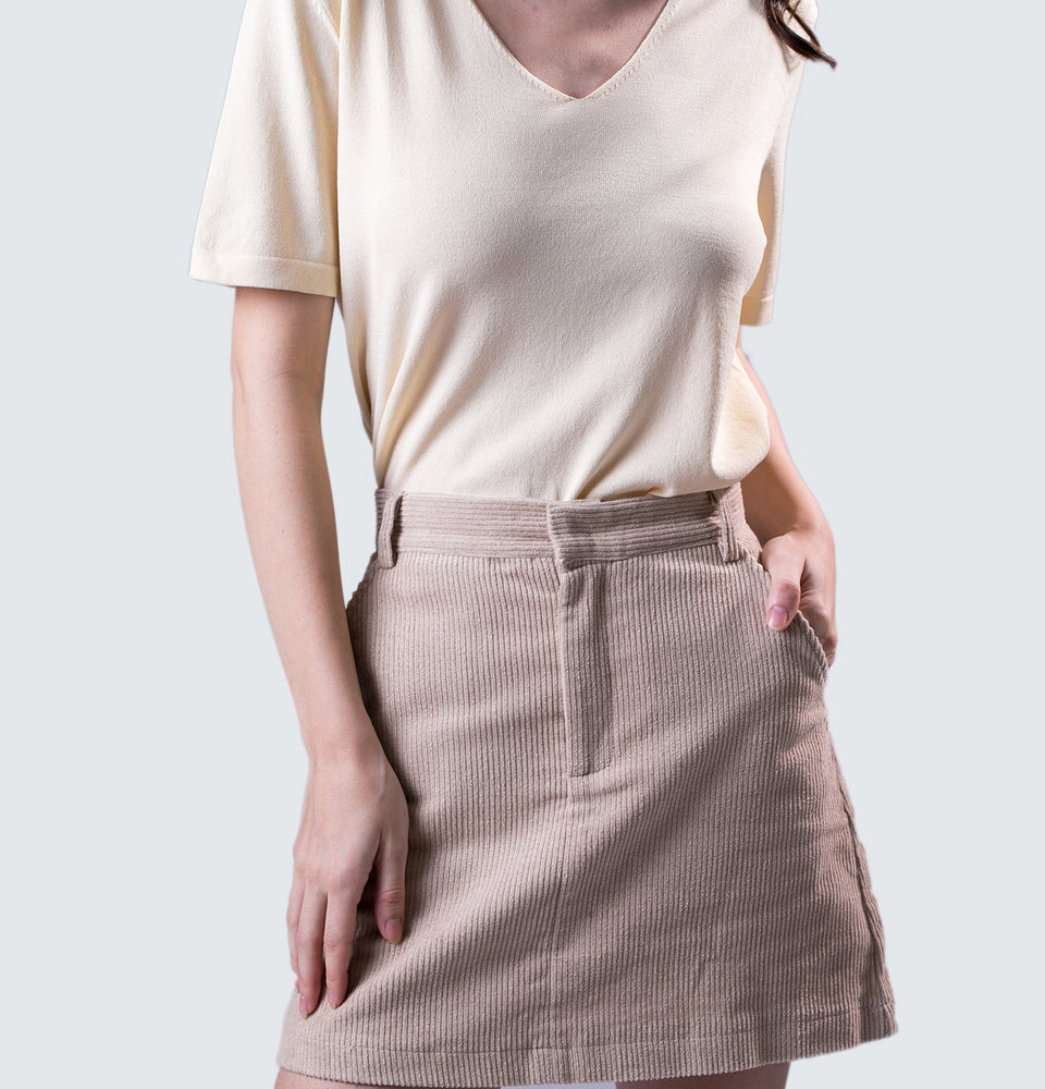 Corduroy Skirt - Mantou Clothing