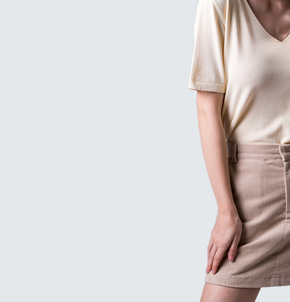 Corduroy Skirt - Mantou Clothing