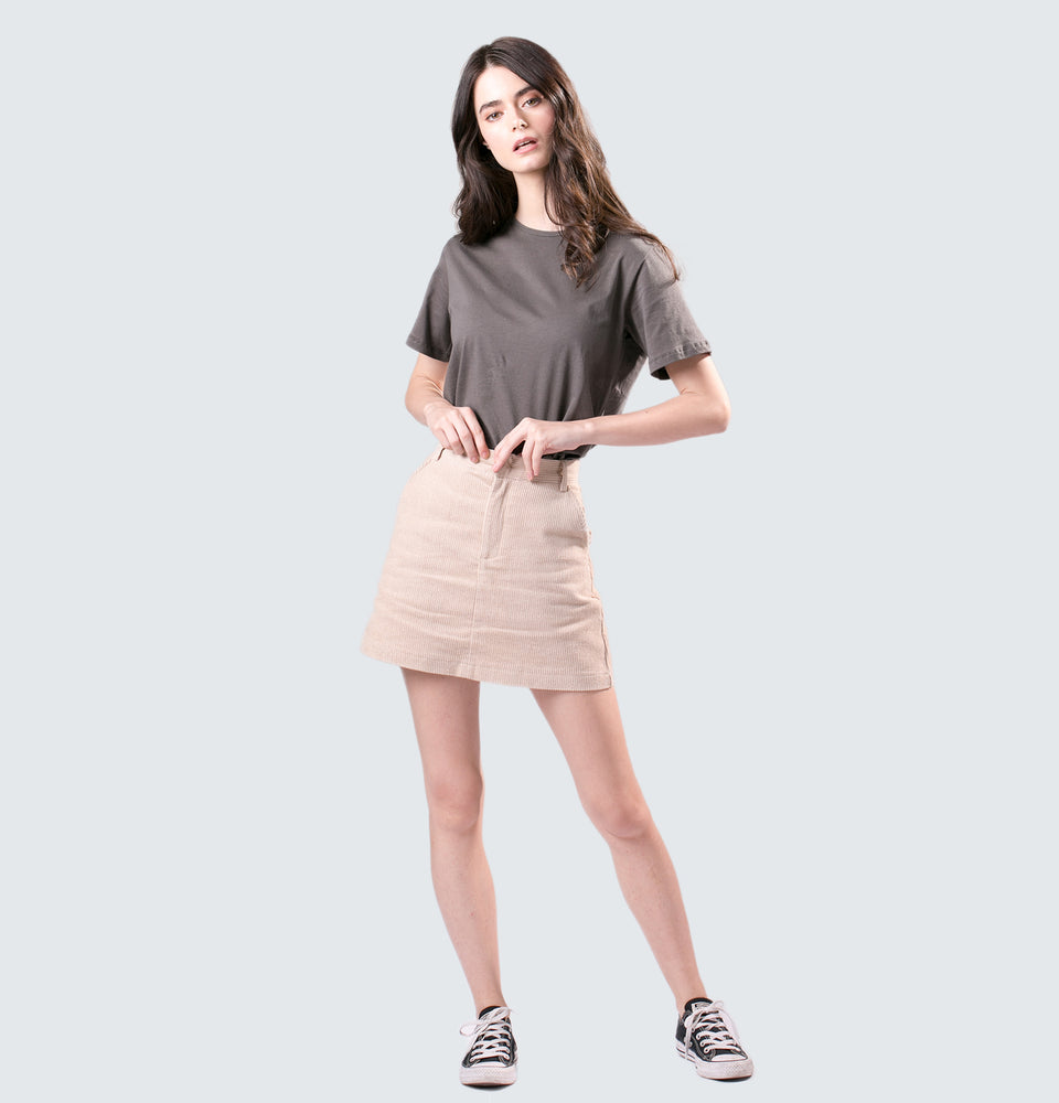 Corduroy Skirt - Mantou Clothing