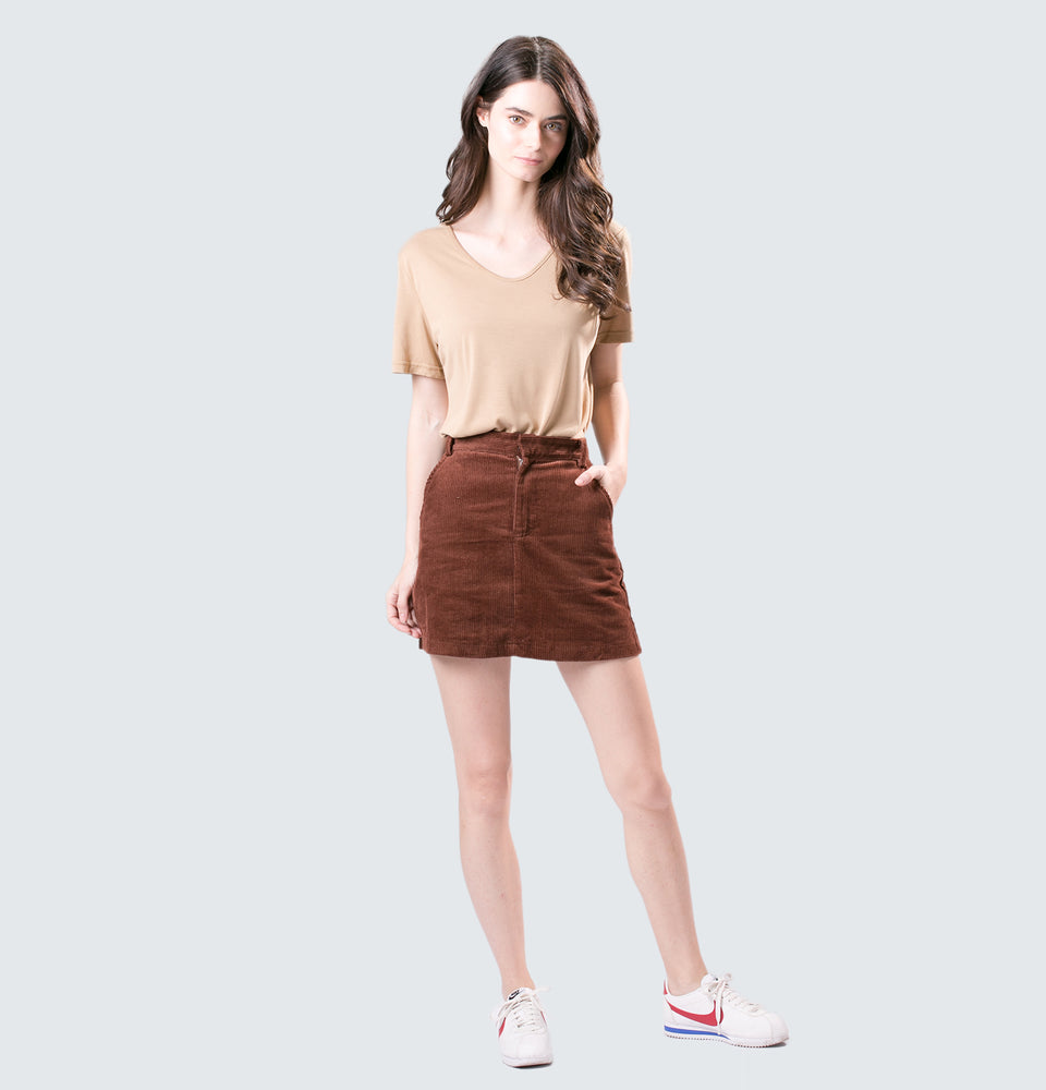 Corduroy Skirt - Mantou Clothing