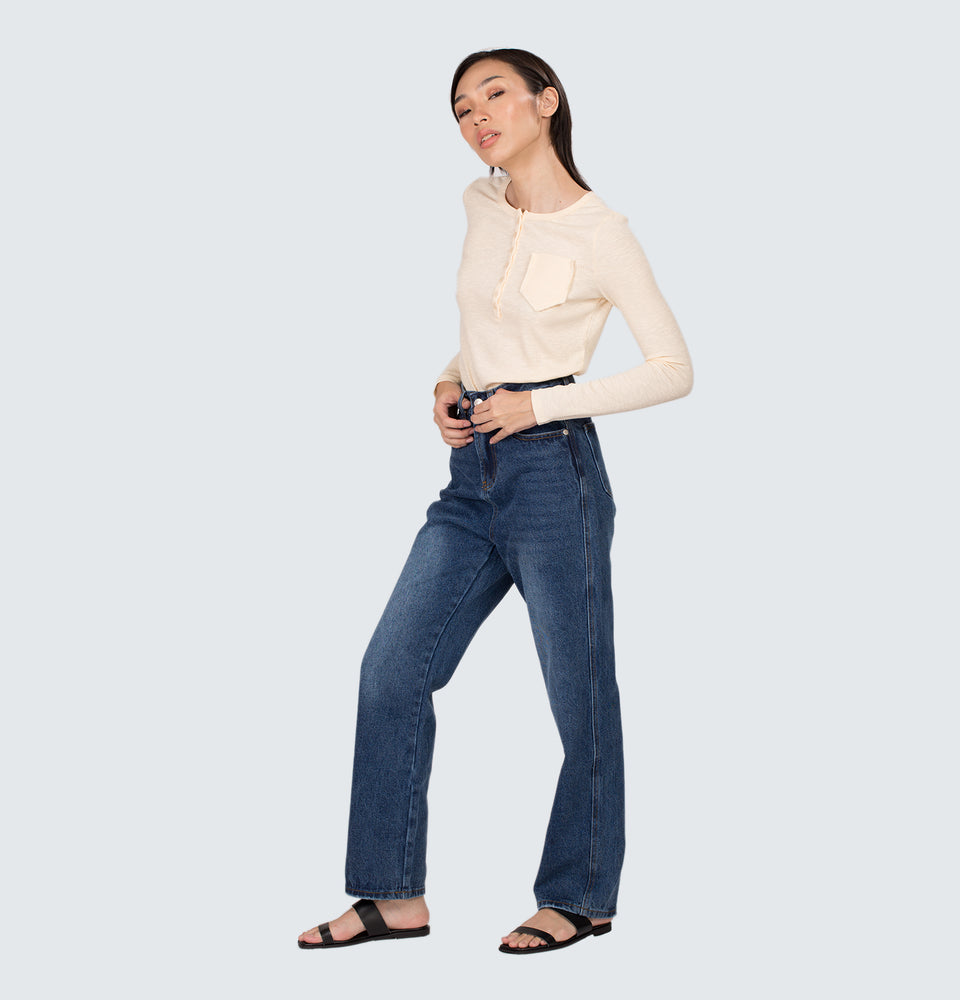 Ellie Ribbed Longsleeve