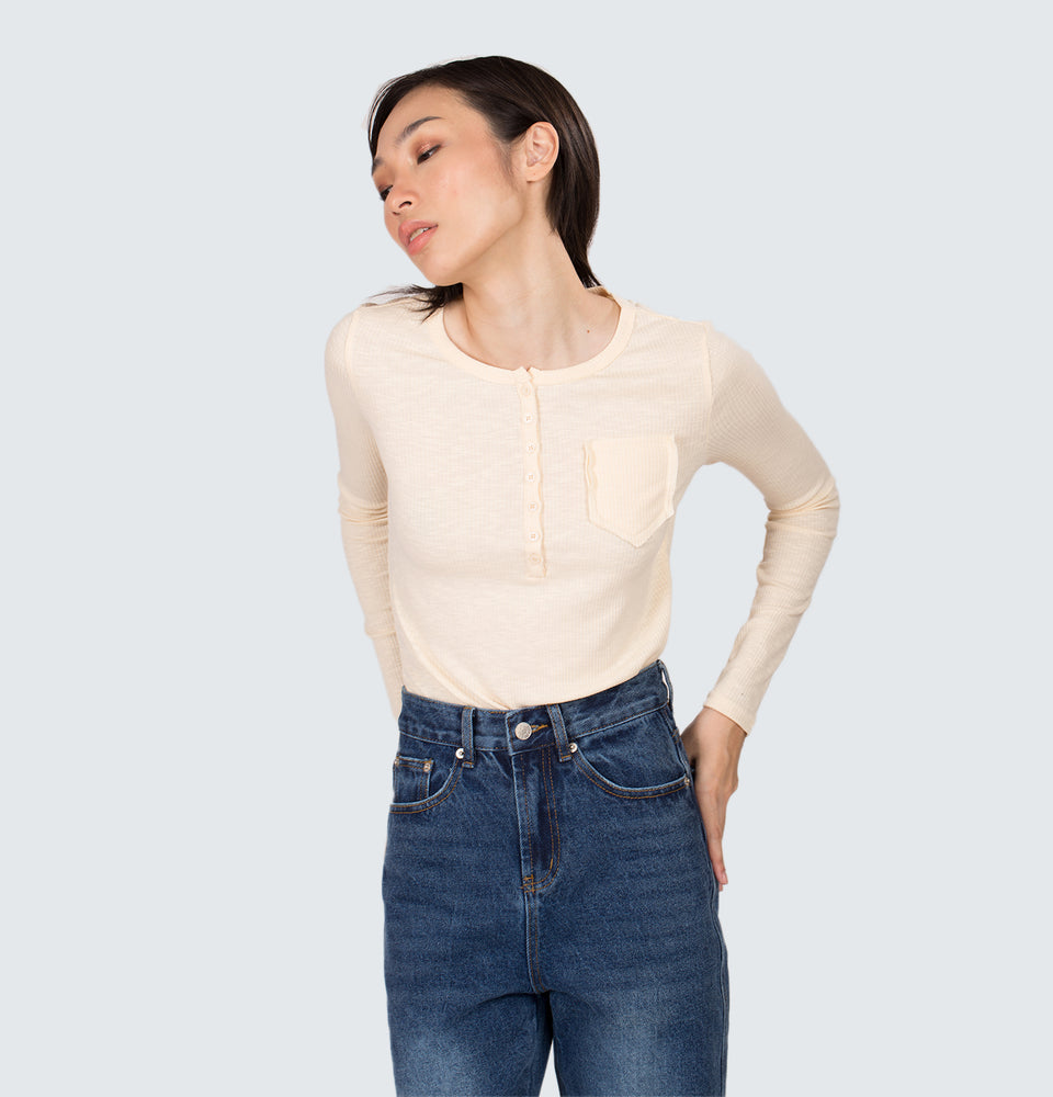 Ellie Ribbed Longsleeve