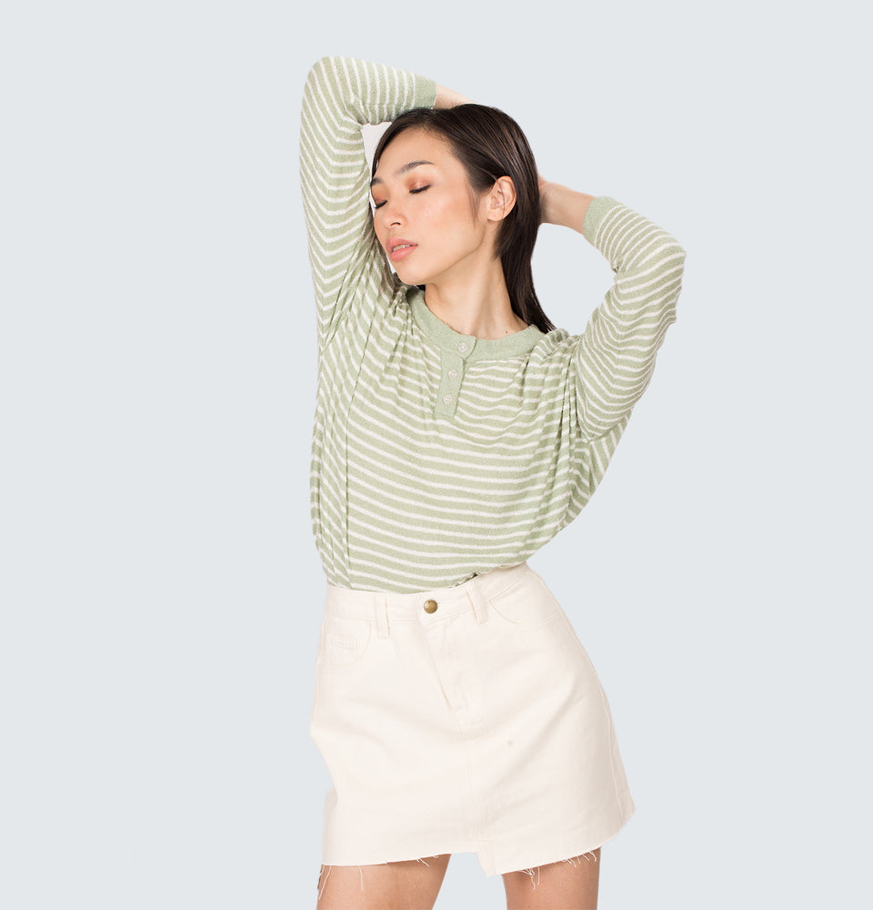 Maeve Striped Long Sleeve