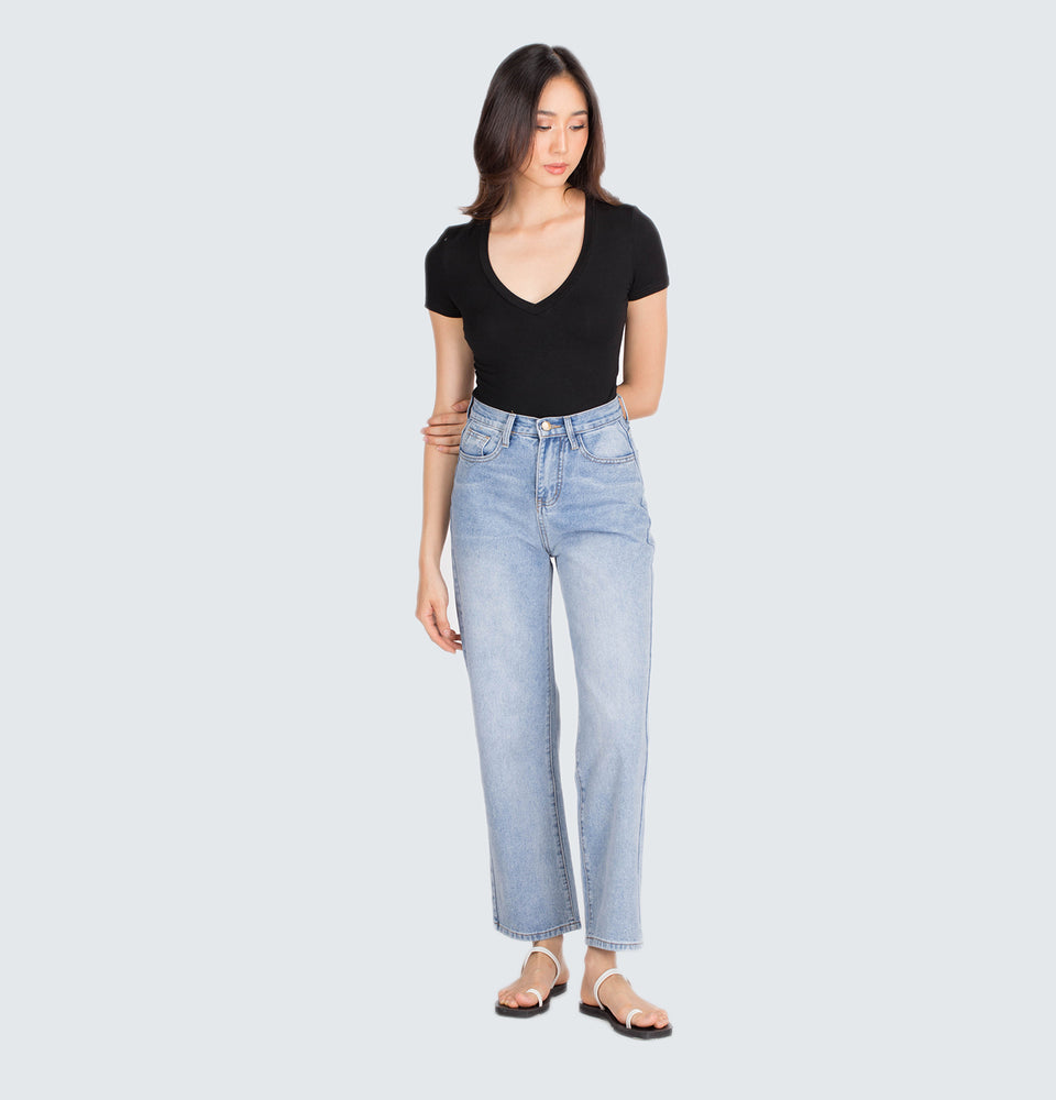 Shortsleeves V-neck Bodysuit