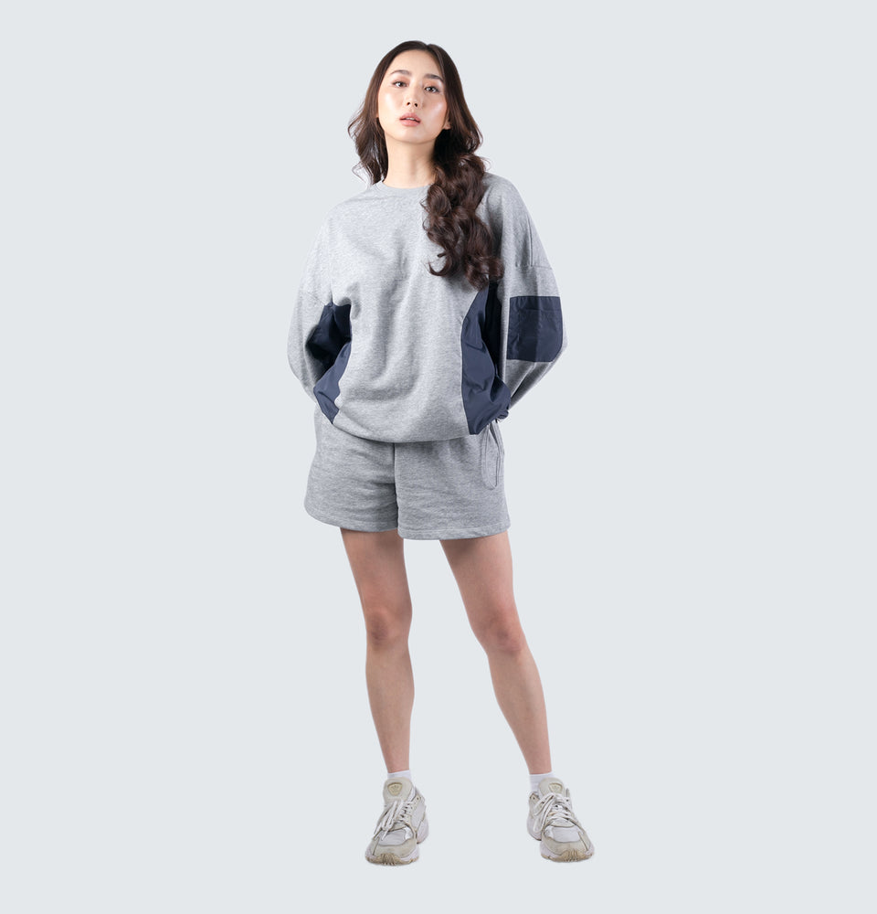 Zamantha Sweatshirt and Jogging Shorts Coordinates