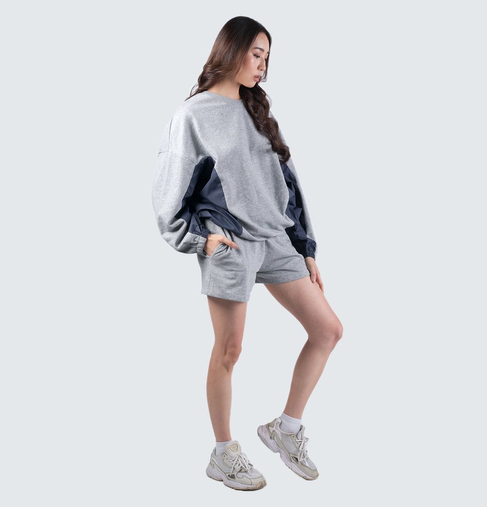 Zamantha Sweatshirt and Jogging Shorts Coordinates