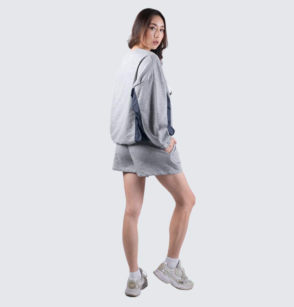 Zamantha Sweatshirt and Jogging Shorts Coordinates