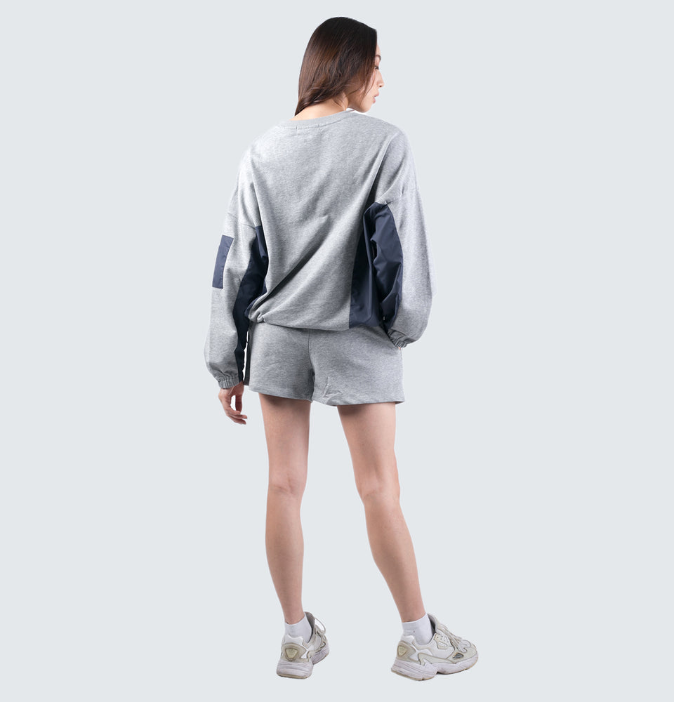 Zamantha Sweatshirt and Jogging Shorts Coordinates