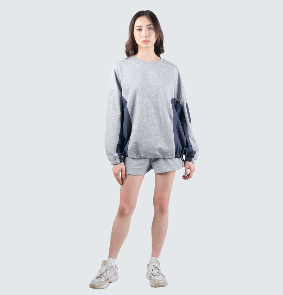 Zamantha Sweatshirt and Jogging Shorts Coordinates