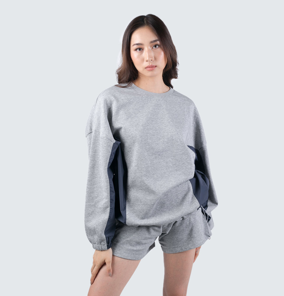 Zamantha Sweatshirt and Jogging Shorts Coordinates