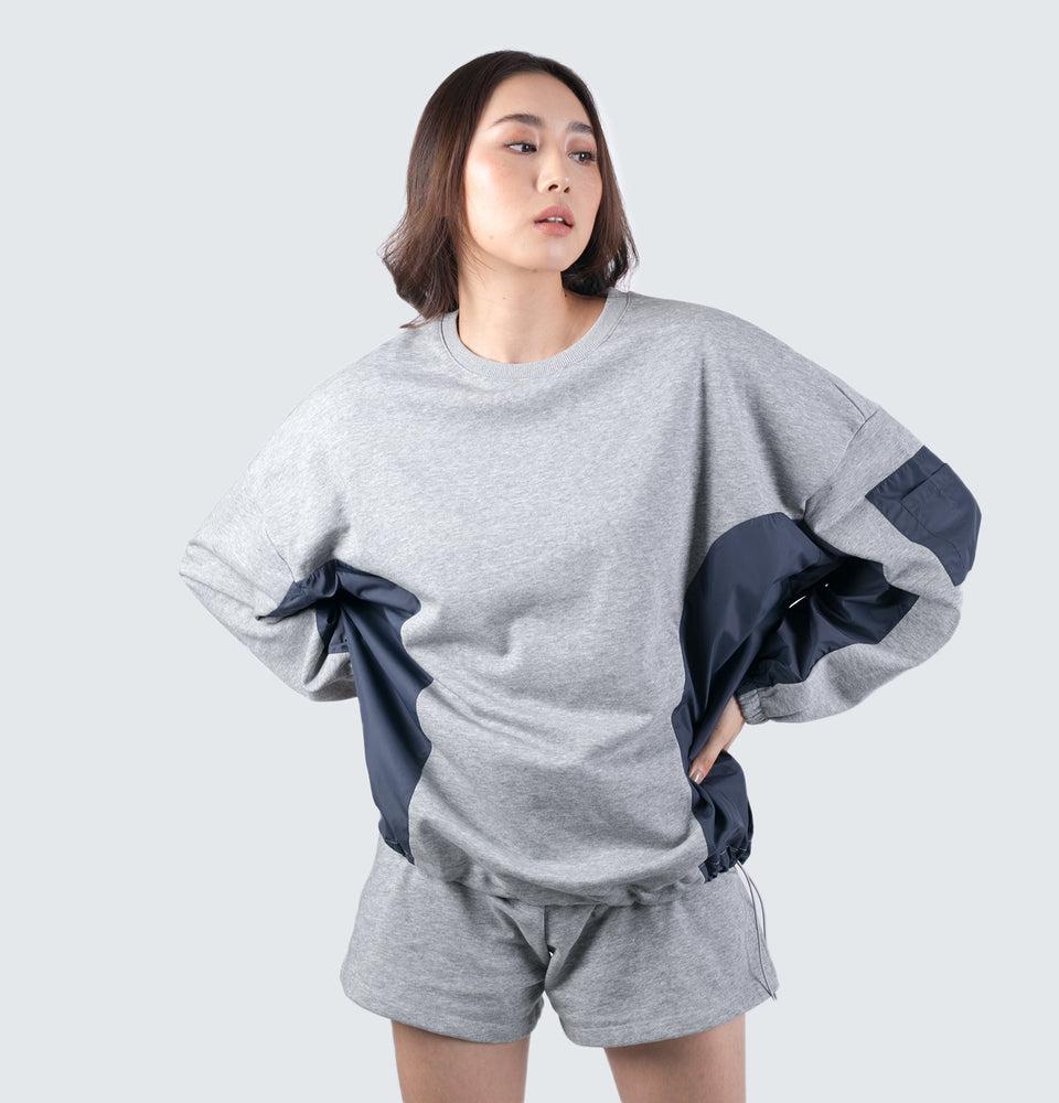 Zamantha Sweatshirt and Jogging Shorts Coordinates