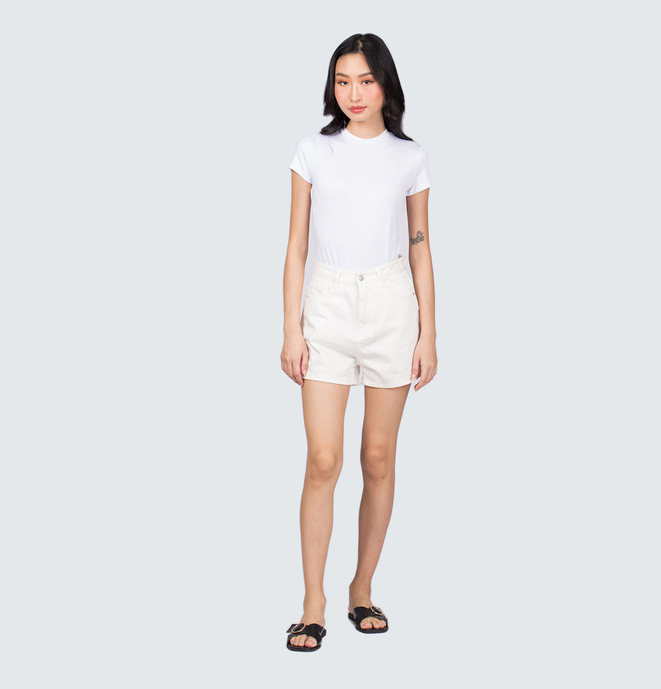 Hemera Mom Fit Denim Shorts