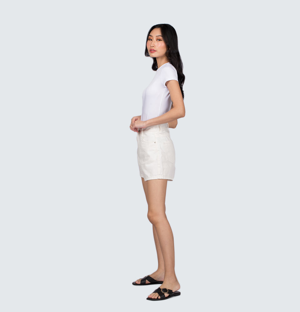 Hemera Mom Fit Denim Shorts