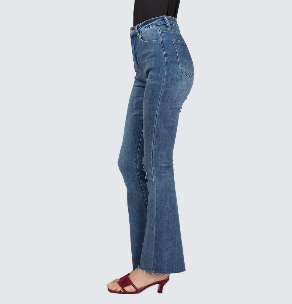 Julian Flare Distressed Jeans