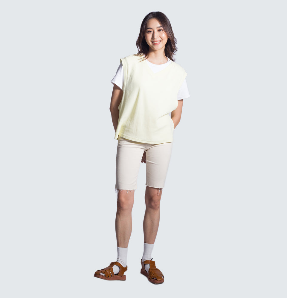 Gazelle Cream Bermuda Shorts