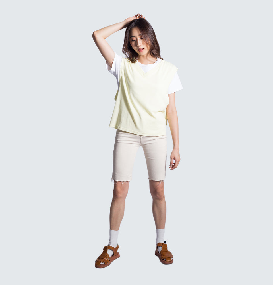 Gazelle Cream Bermuda Shorts