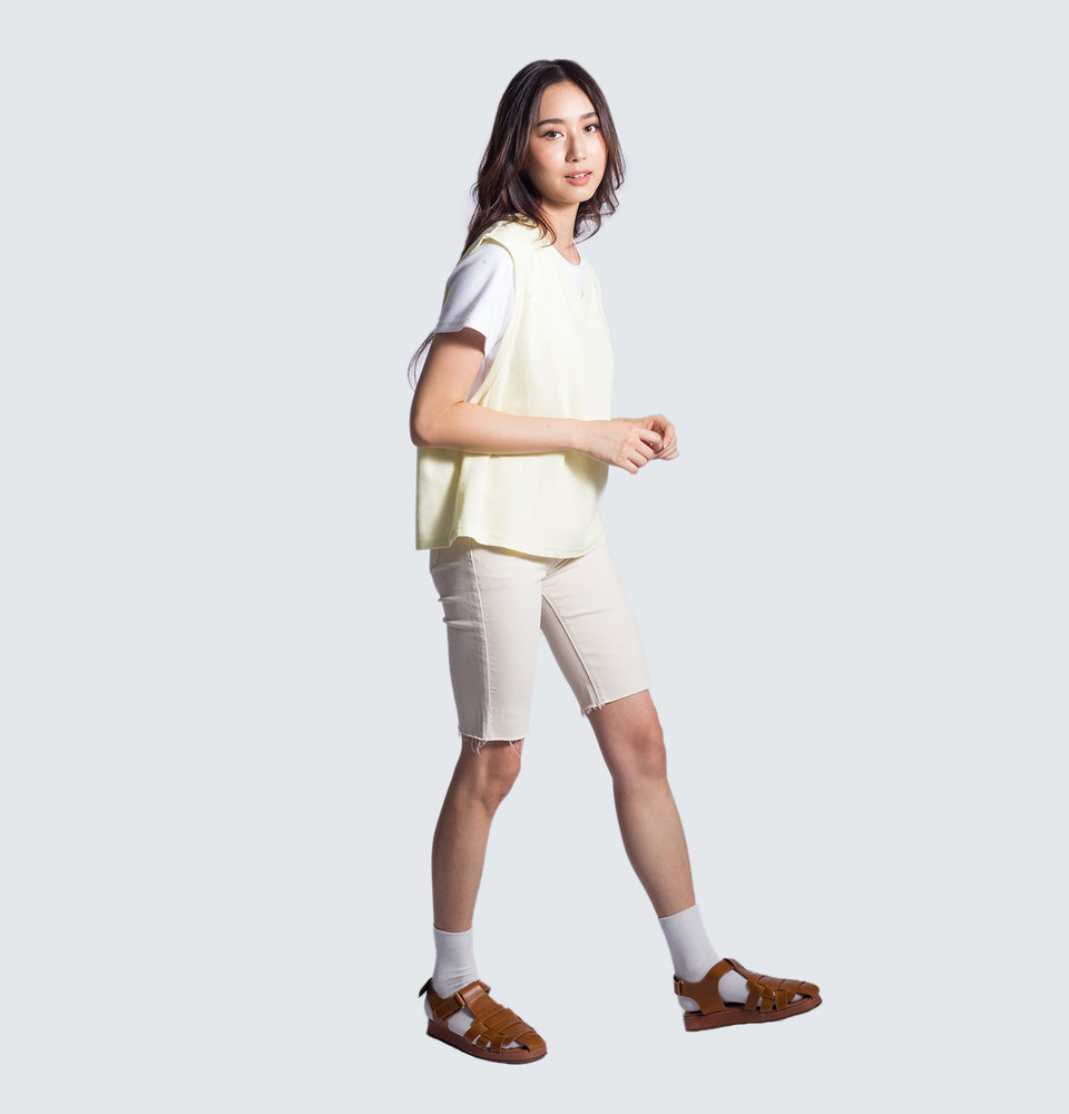 Gazelle Cream Bermuda Shorts