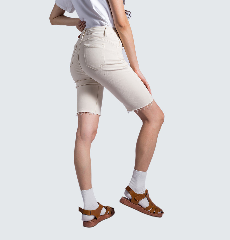Gazelle Cream Bermuda Shorts