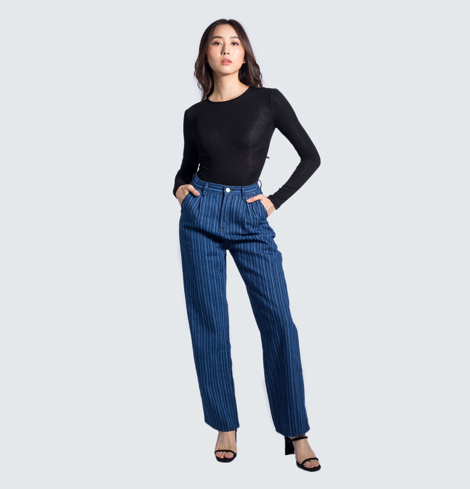 Remie  Full length Striped Jeans