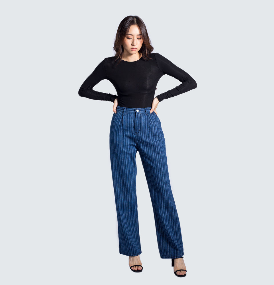 Remie  Full length Striped Jeans