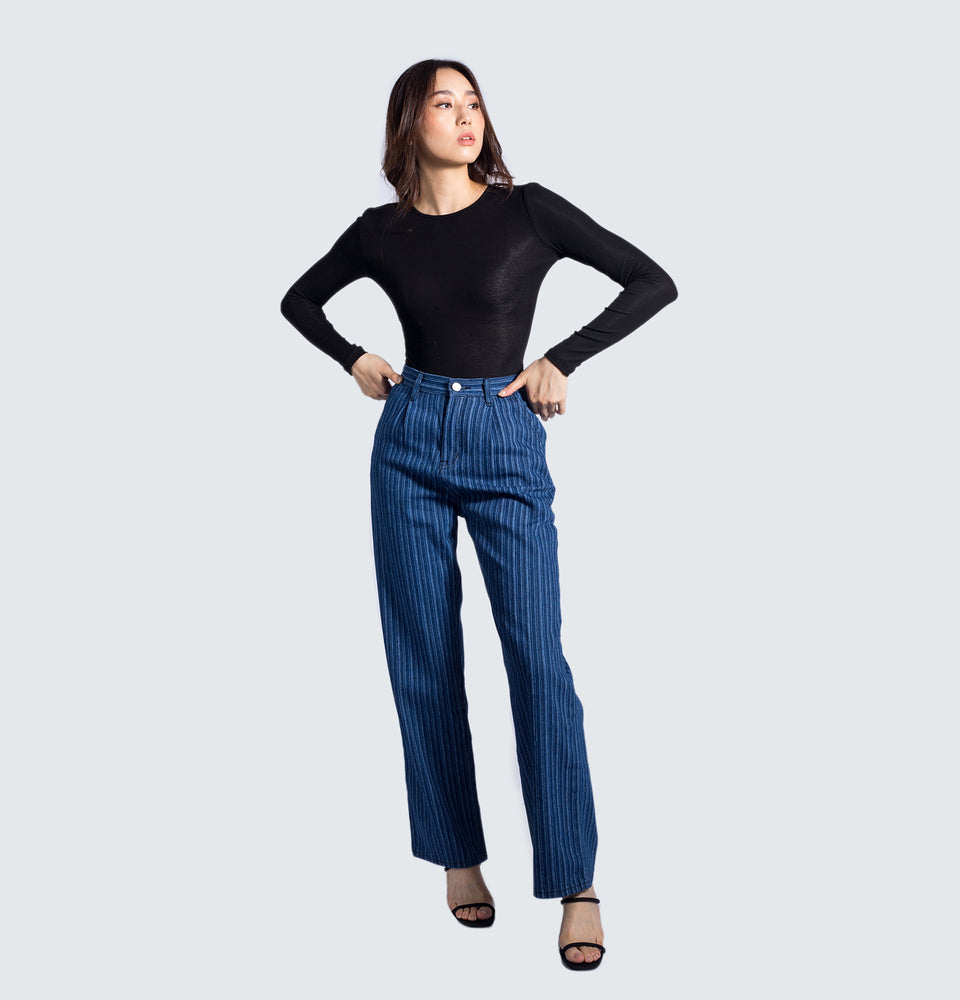Remie  Full length Striped Jeans