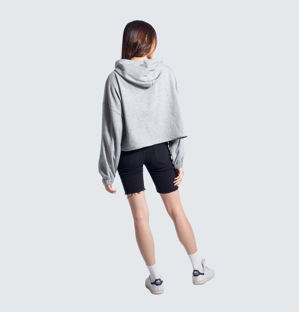 Hazel Hoodie Oversized Crop Sweater