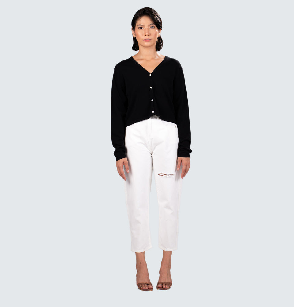 Oversized Crop Cardigan