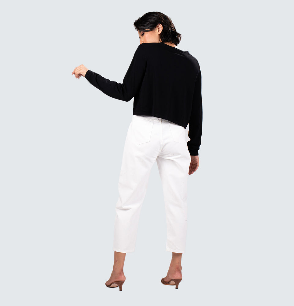 Oversized Crop Cardigan