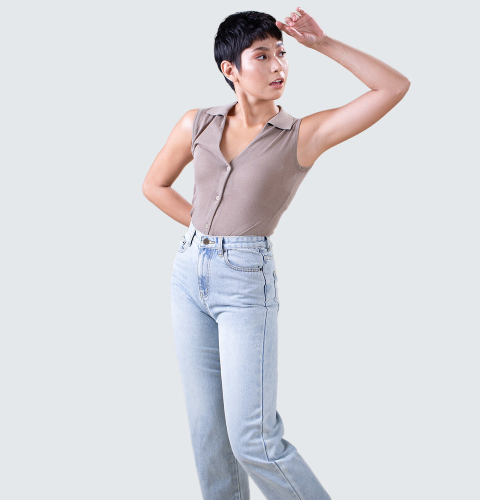 Kaylee V-neck Top - Mantou Clothing