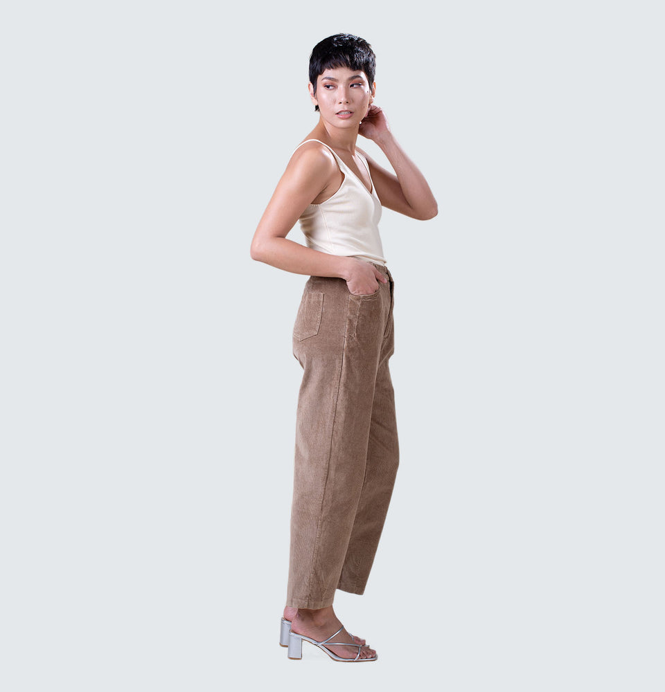 Wide Leg Corduroy Pants - Mantou Clothing