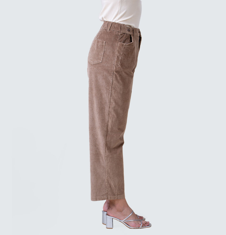 Wide Leg Corduroy Pants - Mantou Clothing