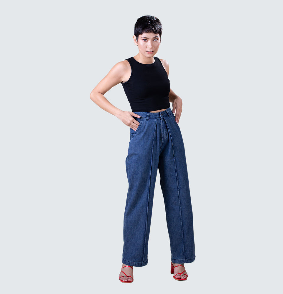 Cindy Wide Leg Jeans - Mantou Clothing