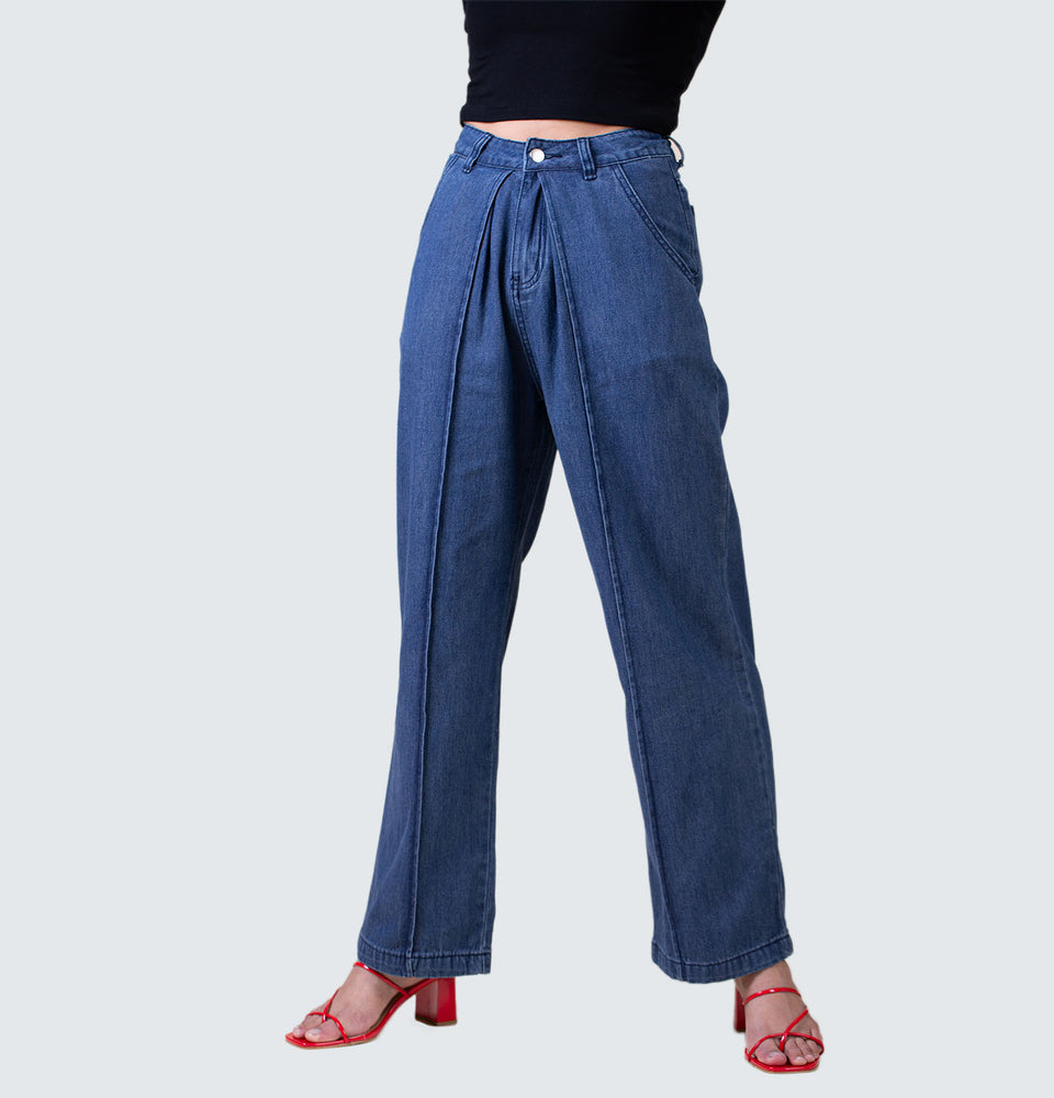 Cindy Wide Leg Jeans - Mantou Clothing