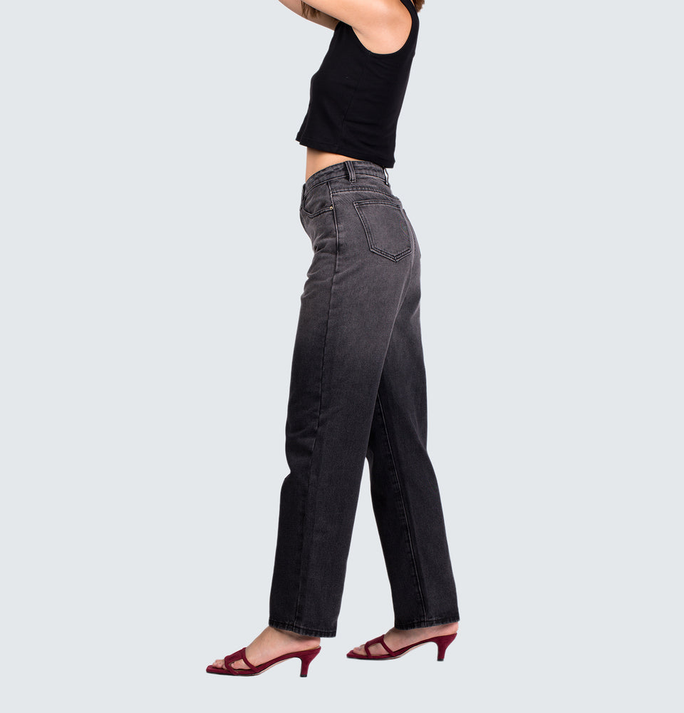 Adrianne Black Full Length Jeans