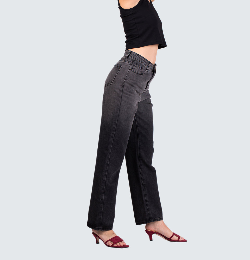Adrianne Black Full Length Jeans