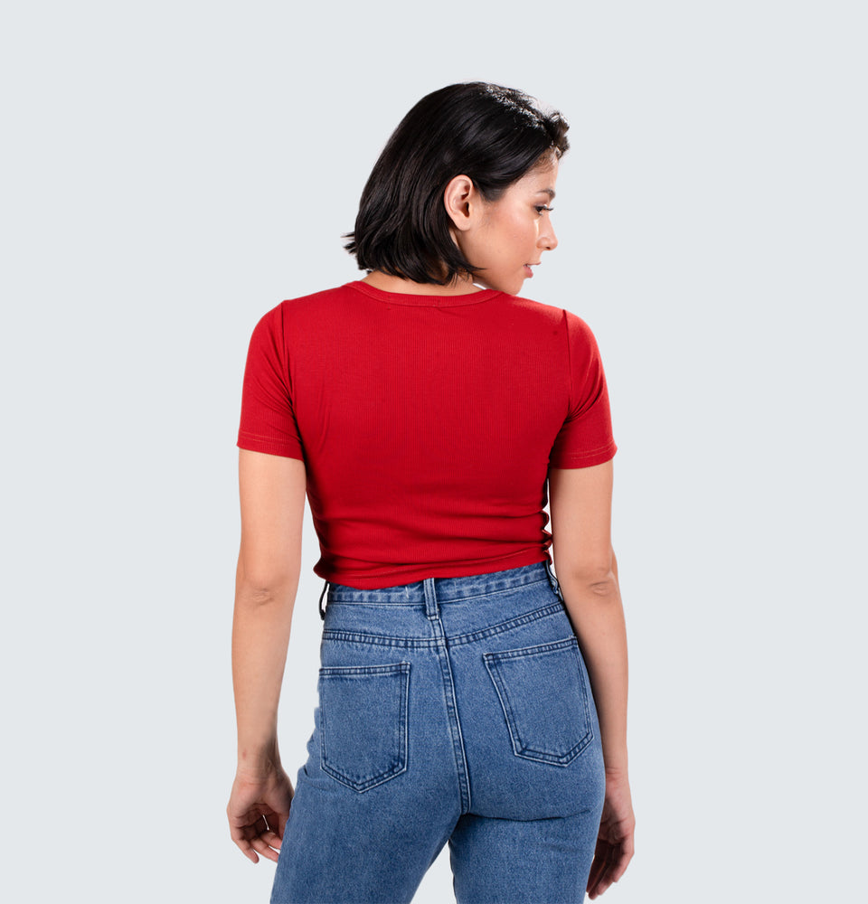 Marie Ribbed Crop Top