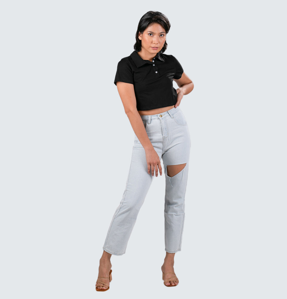 Jenna Polo Crop Top