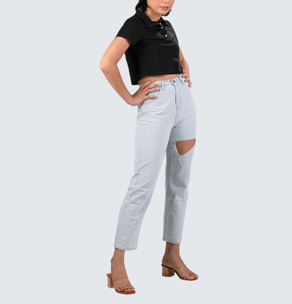 Jenna Polo Crop Top