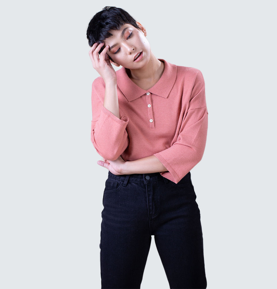 Steph Polo Top - Mantou Clothing