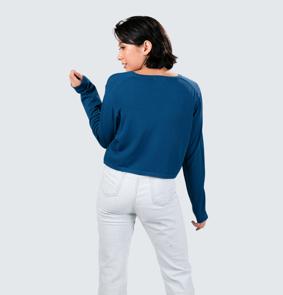 Oversized Crop Cardigan