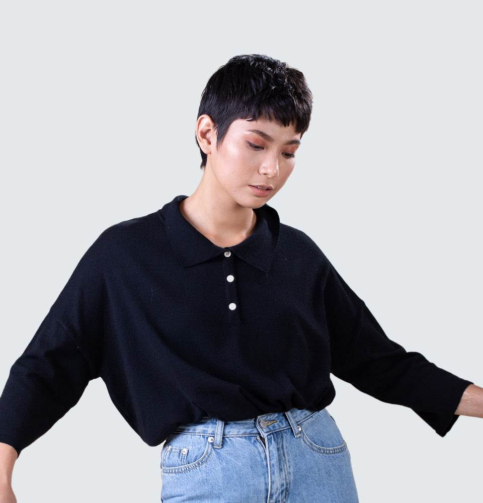Steph Polo Top - Mantou Clothing